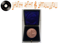 Iverk Farming Society Established 1826 Bronze Medal + Case Rare