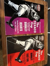 2 x Burnley Home Texaco Cup Football Programmes From Season 1973-1974