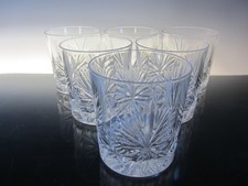 Set of Six Edinburgh Crystal "Star of Edinburgh" 6oz Whisky Glasses