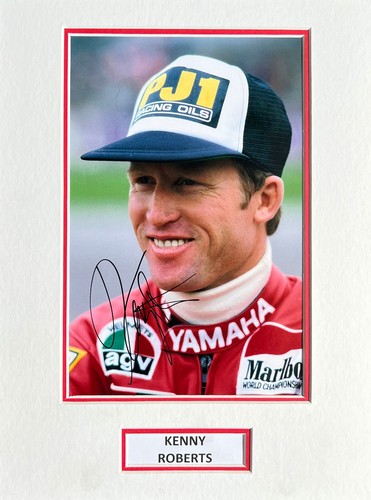 Kenny roberts hand signed - kenny,