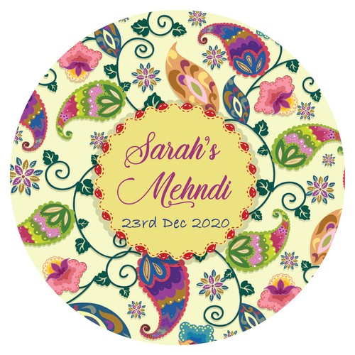 Glossy personalised wedding - glossy,