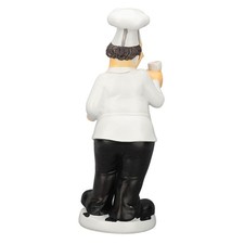 °French Chef Statue Resin