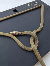 ZARA SNAKESKIN PRINT BELT X