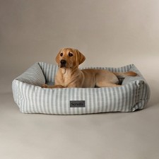 Scruffs Coastal Box Dog Bed - Striped Dog Sofa Bed - Large