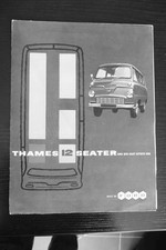 FORD Thames 12-seater, 8/10-seater estate mini bus original sales brochure 11”x8