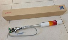 Patlite LED Signal Tower LR5-201LJBW-RY Red Orange Pole Mount Warning Light 