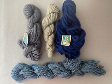 MIXED LOT VINTAGE MID CENTURY SIRDAR PERSIAN RUG WOOL & SKEIN PLIED WOOL 246gm