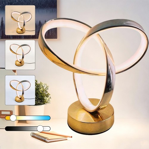 Led desk lamp spiral table - led,
