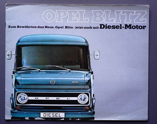 1969 opel blitz brochure - 1969,