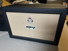 Orange PPC212 Guitar Speaker Cabinet Closed Back, 2x12" BLACK inc cover