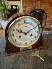 1950s Smiths Oak Mantel Clock