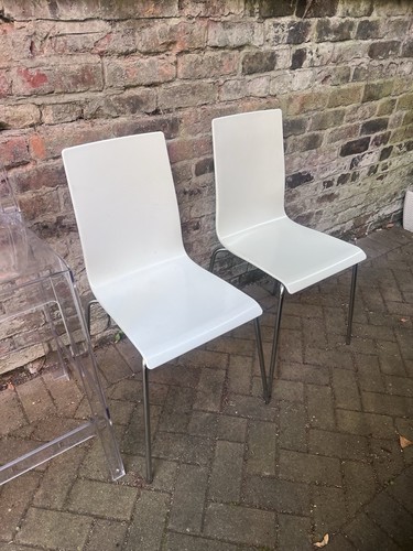 White habitat retro chair - retro,