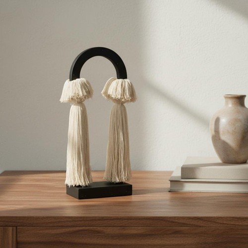Abstract tassel sculpture - abstract,