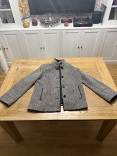 Men’s Grey Herringbone Wool