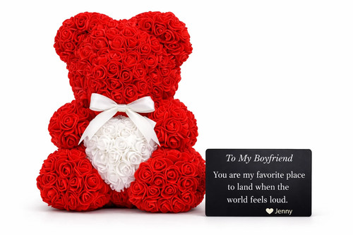 Rose teddy bear with - bear, –