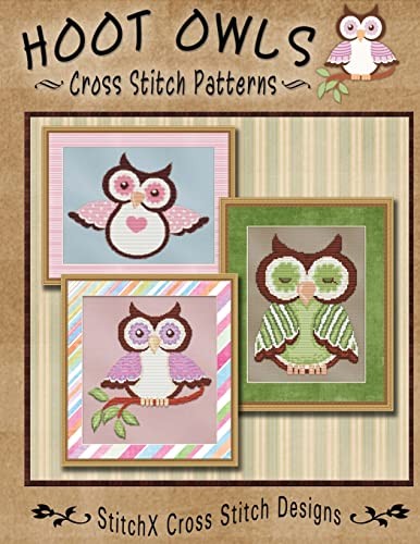 Hoot owls cross stitch - owls,