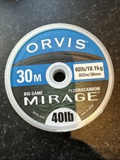 Orvis 40lbs Mirage Fluorocarbon Big Game 30m Tippet Leader Fishing Material