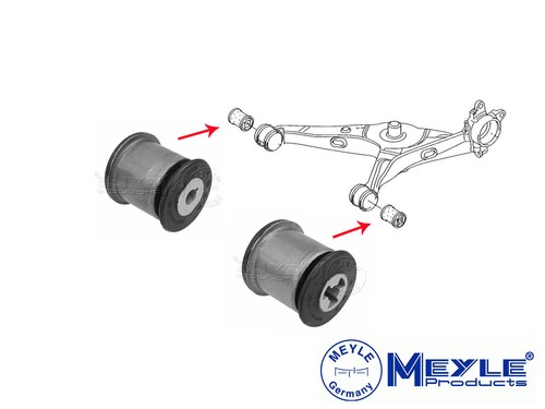 Trailing arm axle bushes rear - arm,