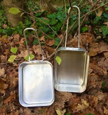 New Kombat Uk Issued Mess Tins Set Great For Hiking, Bushcraft Survival