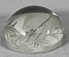 Stunning Golf Small Paperweight .. Edinburgh Crystal Female Golfer