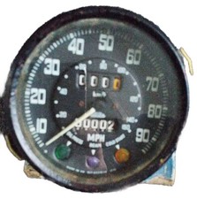 NOS - Speedometer Original Land Rover SERIES - 90 MPH