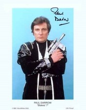 Paul Darrow - Actor - Signed Photo - COA (29969)