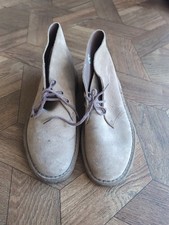 Clarks Men's Sand Desert Boots Size 7. UK Suede