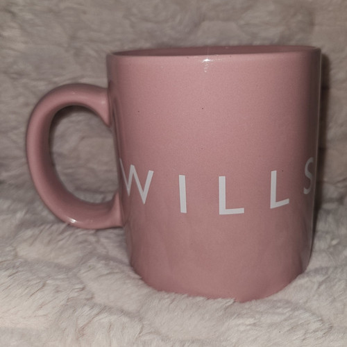 Jack wills pink white mug - wills, &