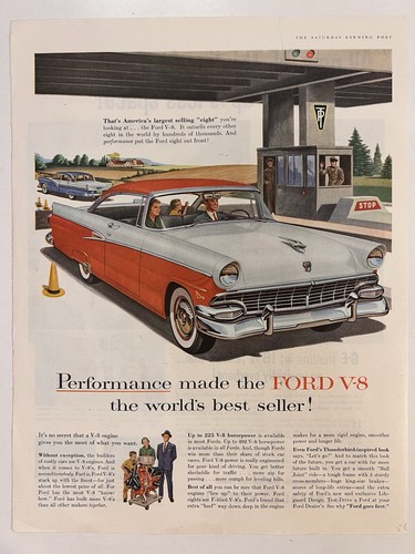 1956 ford performance - v-8,