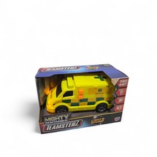 Teamsterz Light & Sound Ambulance Toy | Flashing Lights & Siren | Rescue Vehicle