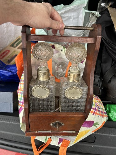 Vintage two decanter - two-decanter, tantalus