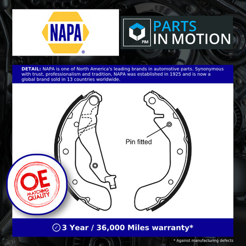 Brake shoes set fits daewoo - shoes,