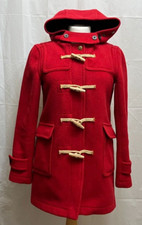 MONTGOMERY : Handmade Original Classic Hooded Duffle Coat  Size UK XS