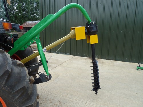 Tractor mounted post hole - mounted,