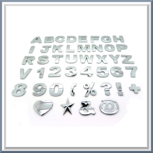 Chrome letters digits - chrome, letters,