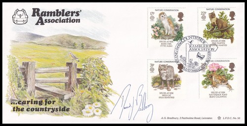 Botanist david bellamy signed - bellamy,