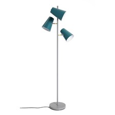 Floor Lamp 3 Light Blue