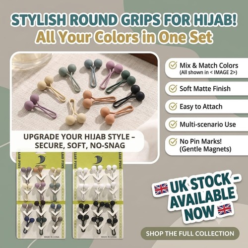 Hijab pins grip - hijab, matte