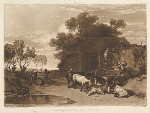 Turner the straw yard romantic - turner,