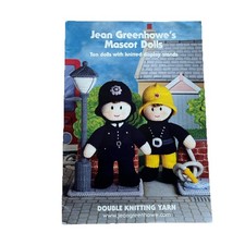 Jean Greenhowe's Mascot Dolls Knitting Pattern Booklet - 10 Dolls to Knit in DK