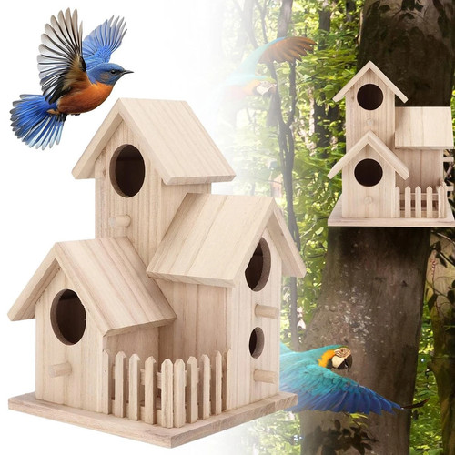 Wooden garden bird - garden, house
