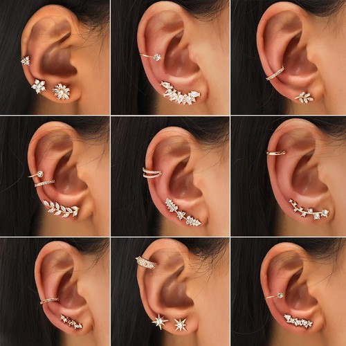 Gold elegant crystal jewellery - crystal,