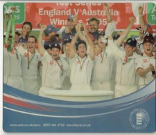 Mouse mat featuring England cricket team who won the 2005 Ashes
