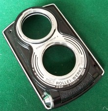 Genuine Rollei Replacement Front Panel - For Rolleiflex T . Pristine condition