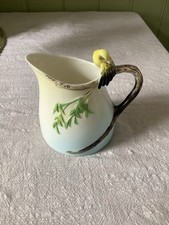 Graff Porcelain Canary Parrot Pattern Creamer Jug