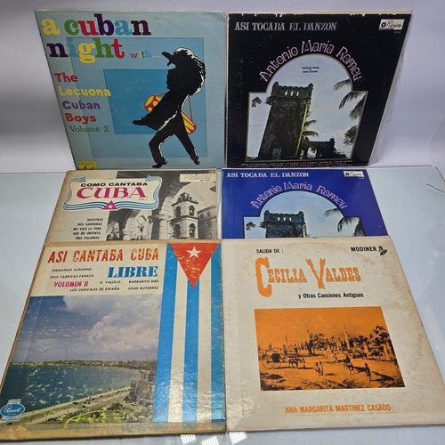 Lot vintage cuban vinyl - of,