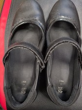 M&S Girls Black School Shoes