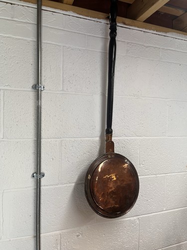 Large antique copper bed - antique,