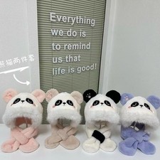 Kids Winter Panda Hat Scarf