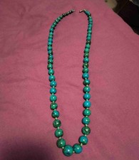 Beaded necklace made of